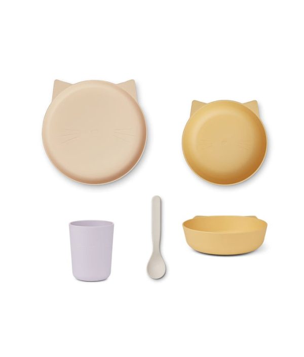 Liewood, Paul matset 4 deler, Cat jojoba multi mix