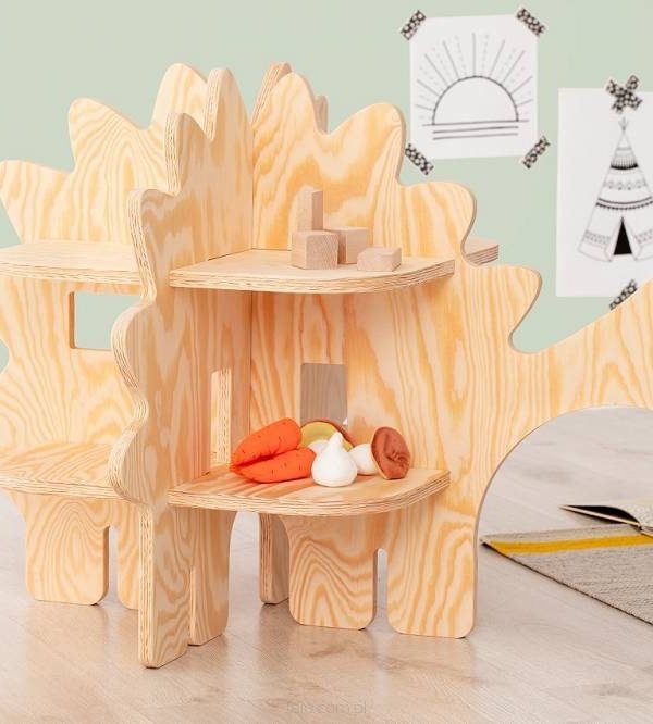 Babylove, gulvbokhylle til barnerommet, Stegosaurus