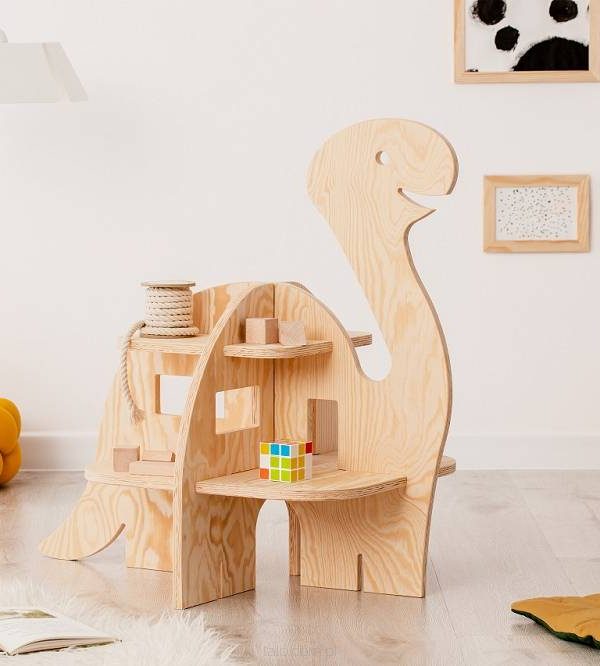 Babylove, gulvbokhylle til barnerommet, Dino