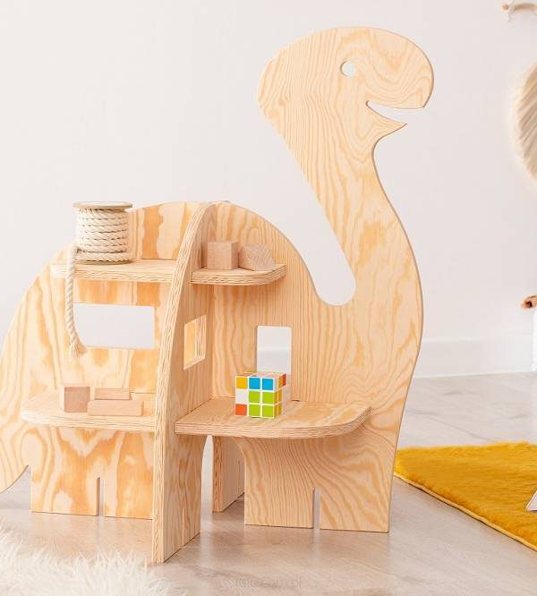 Babylove, gulvbokhylle til barnerommet, Dino