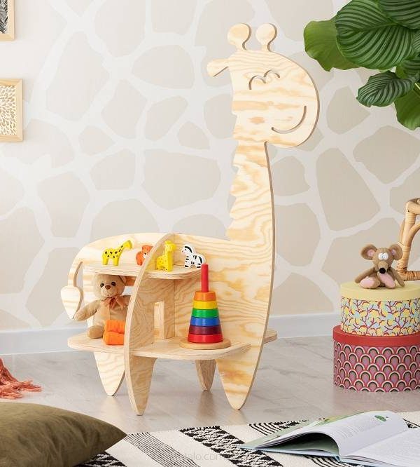 Babylove, gulvbokhylle til barnerommet, Sjiraff
