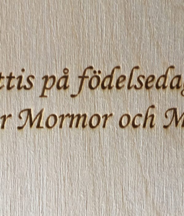 Personlig navnpuslespill Griffel med gravering
