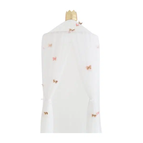 Spinkie Baby, sengehimmel Butterfly Dreams White Gold