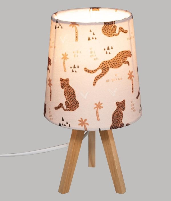 Bordlampe til barnerommet, jungle