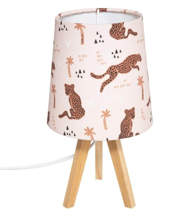 Bordlampe til barnerommet, jungle