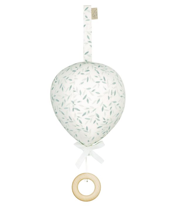 Cam Cam, musikkmobil ballong med rosett, Green leaves