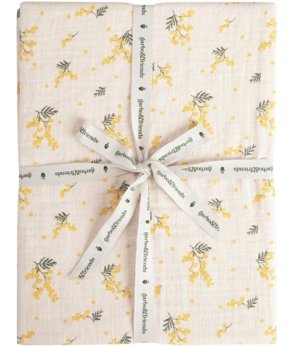 Garbo & Friends, stretch-laken i muslin junior, Mimosa