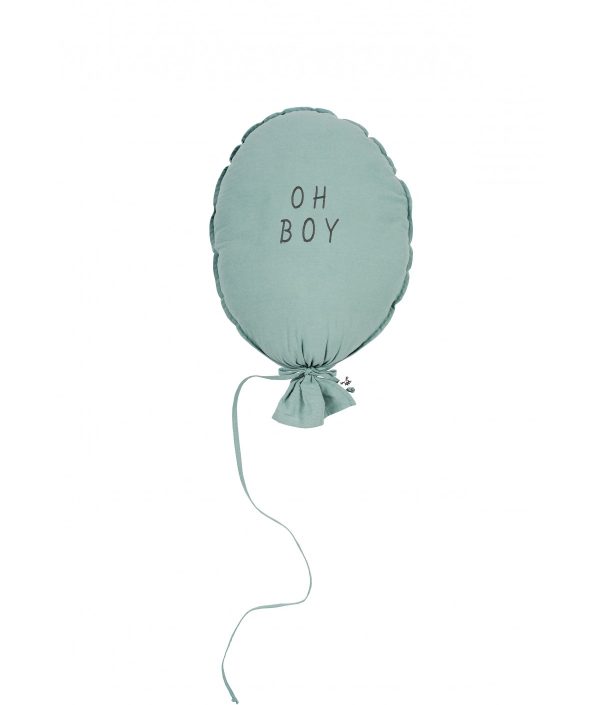Veggdekorasjon og pute, Oh boy-mint