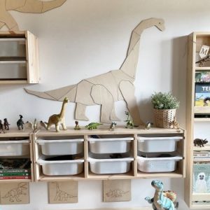 Veggdekorasjon dino
