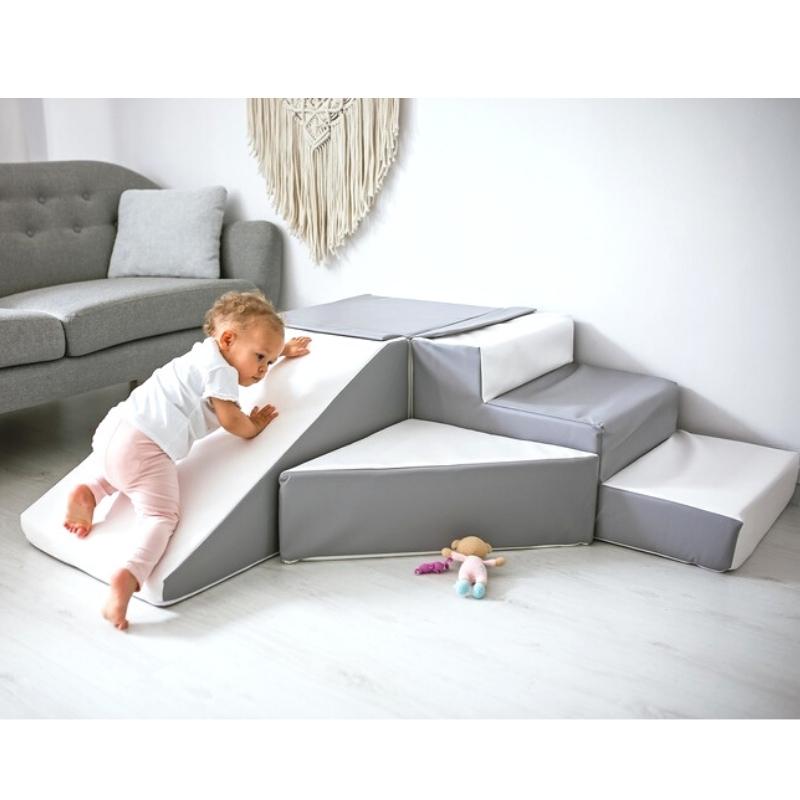 Babylove, Byggbar sklibakke hvit/grå - Bilde 3