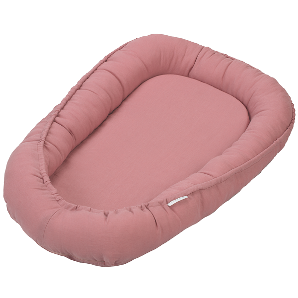 Cotton & Sweets, blush klassisk babynest i 100 % lin
