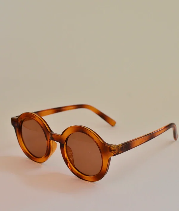 BabyMocs, solbriller for barn, Signature Round Amber