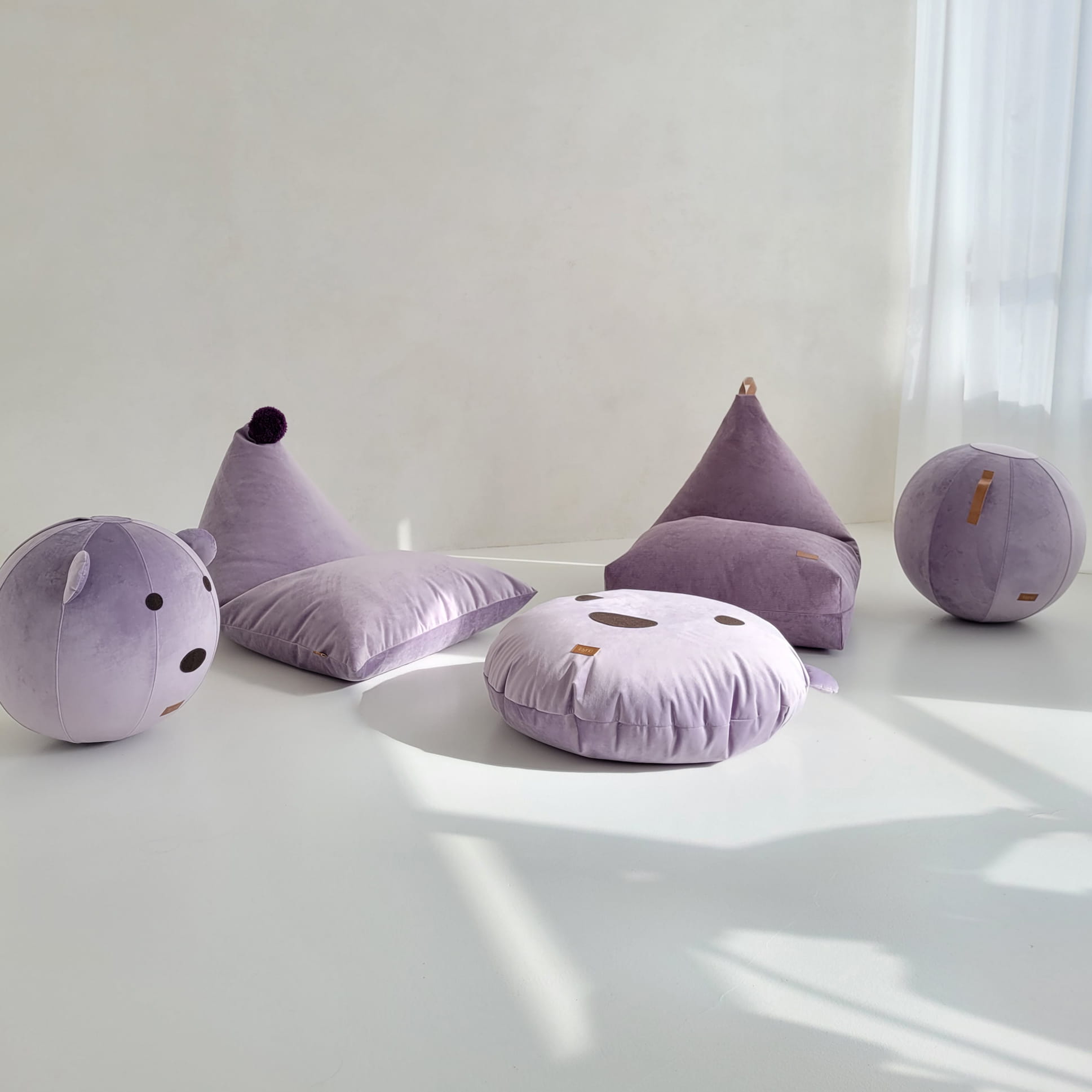 Fayne, sitteball bamse, lilla - Bilde 3