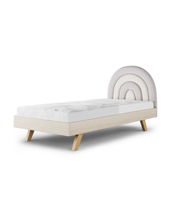 Sengegavl til barneseng, Sand regnbue, 90 cm