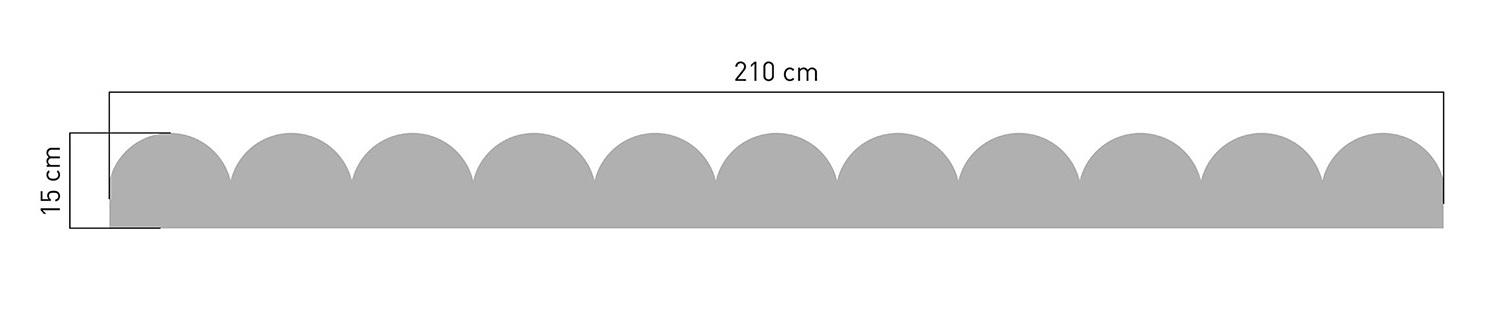 Veggklistremerker Grå Sirkler - Bilde 3