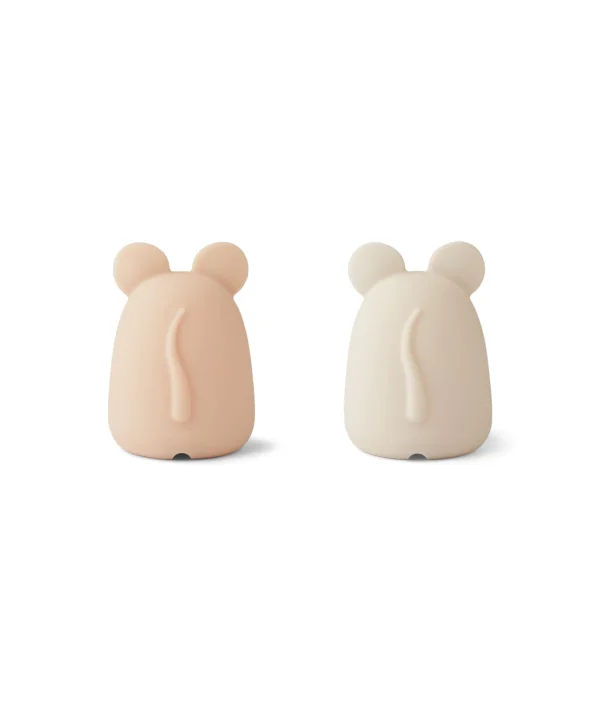 Liewood, Callie nattlampe, Mouse pale tuscany sandy, 2-pack
