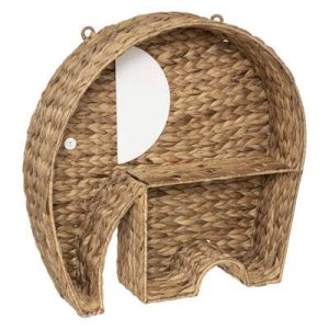 Veggshylle elefant, medium beige