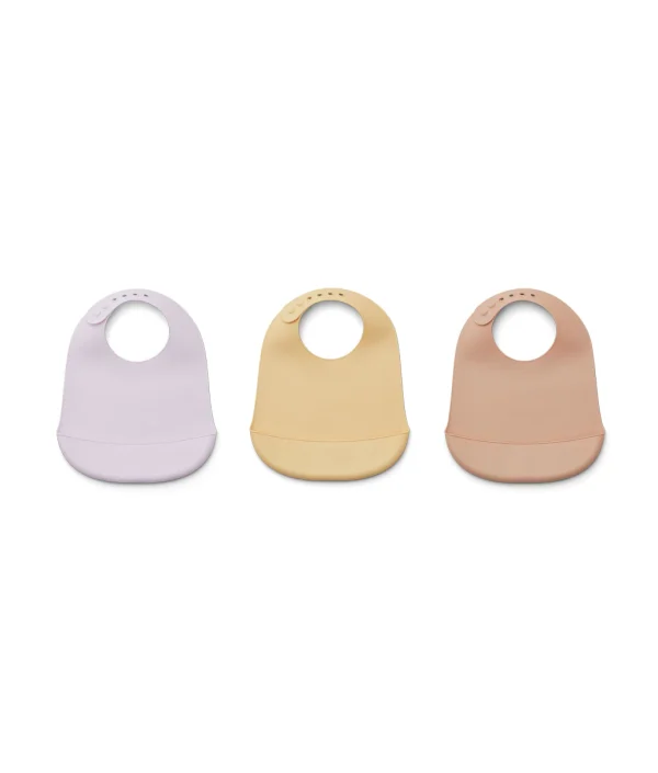 Liewood, Maru smekke i silikon 3-pack, Light lavender multi mix