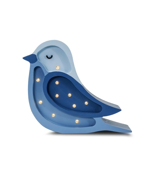 Little Lights, Nattlampe til barnerommet, Liten fugl Denim