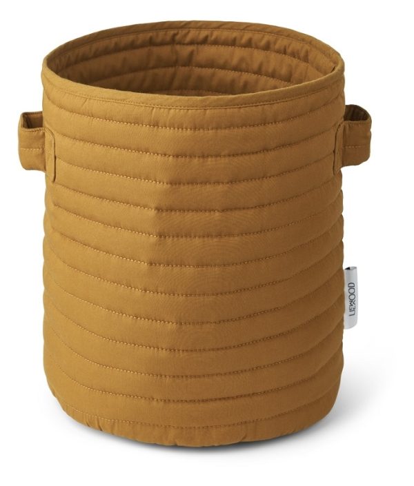 Liewood, Ally quiltet oppbevaringskurv, Golden caramel