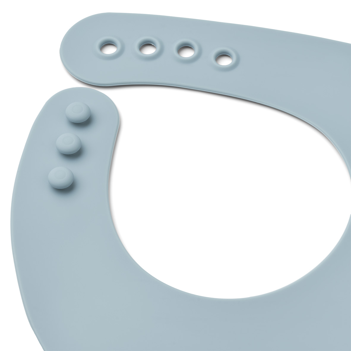 Liewood, Ember Silikon smekke 2-pack, Sea blue/whale blue mix - Bilde 2