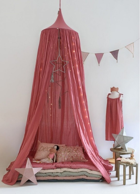 Numero 74, sengehimmel med lysslynge, Baobab rose - Bilde 2