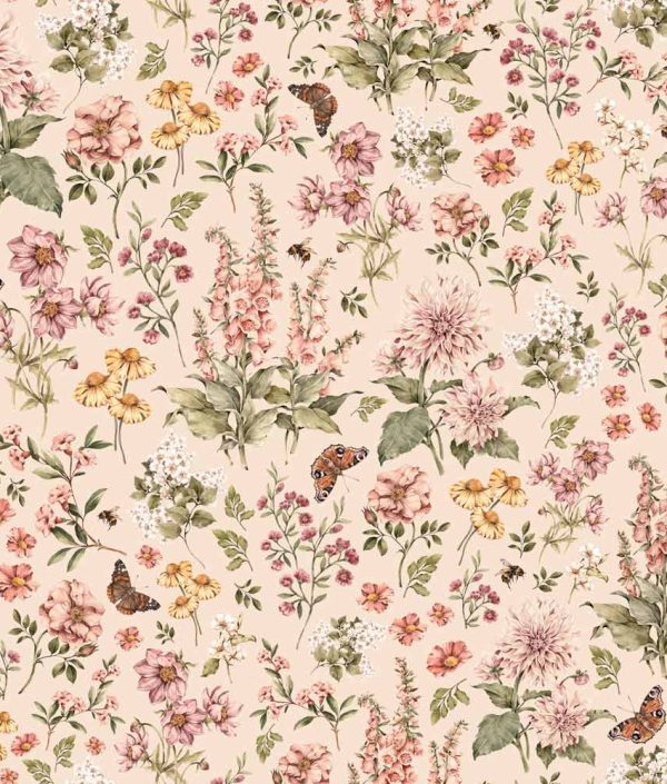 Dekornik, tapet Floral landsbygd
