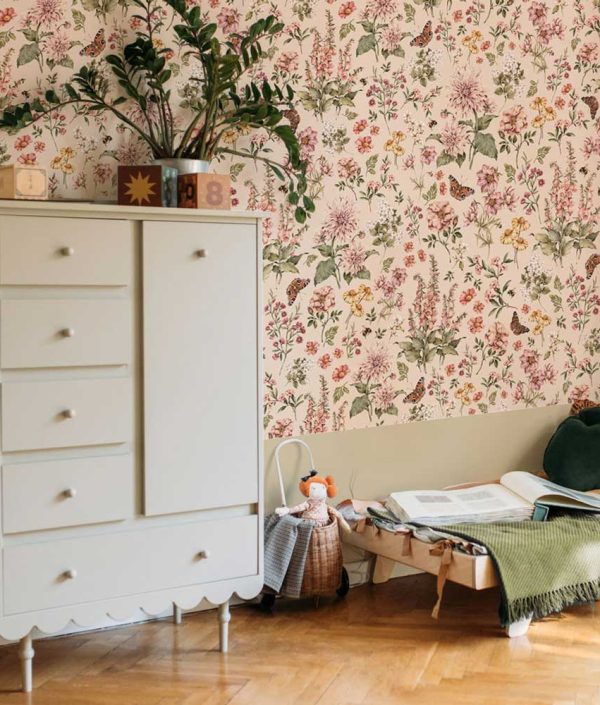 Dekornik, tapet Floral landsbygd