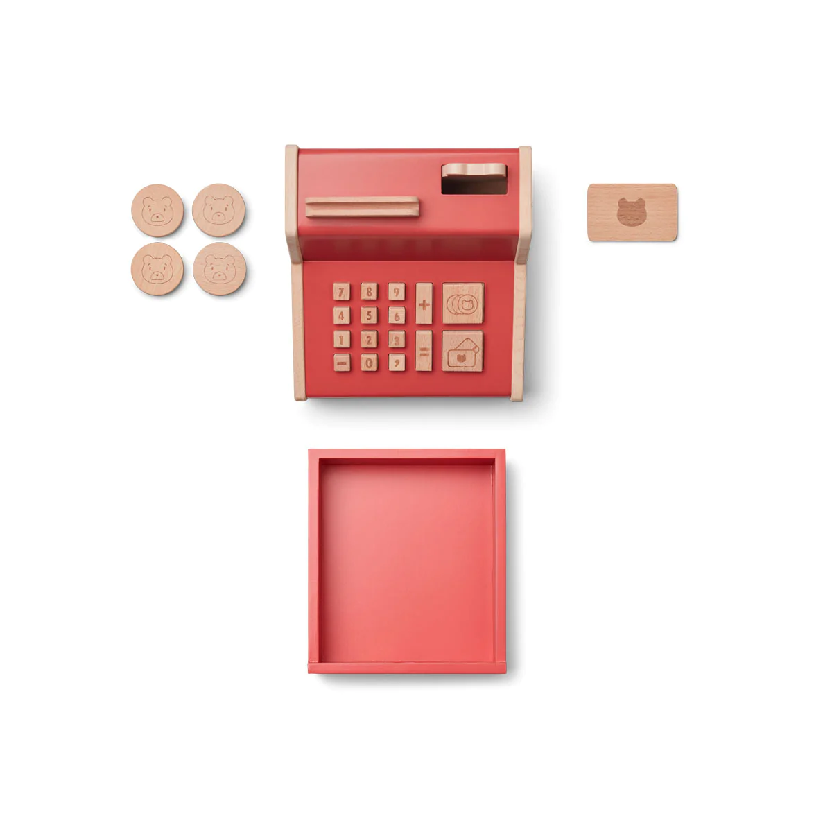 Liewood, Buck kasseapparat, Apple red tuscany rose - Bilde 2