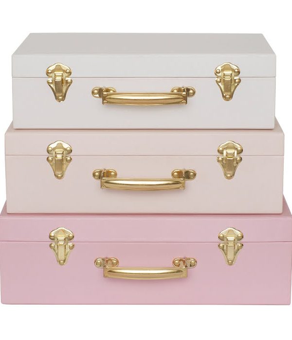 Jabadabado, Koffert rosa 3-pakk