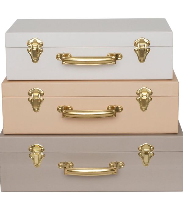 Jabadabado, Koffert beige 3-pakk