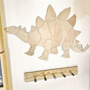 Veggdekorasjon Stegosaurus