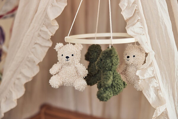 Jollein, sengemobil Teddy Bear Leaf Green/Naturel