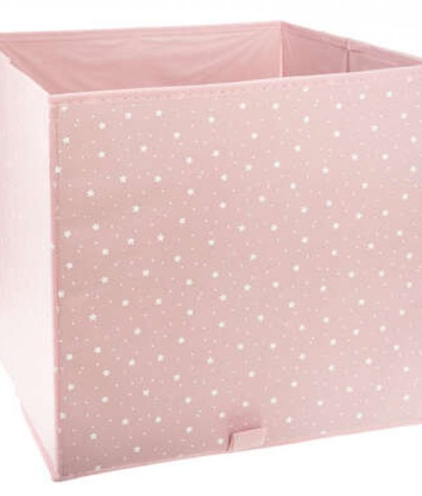 Oppbevaringskurv Rosa stjerner