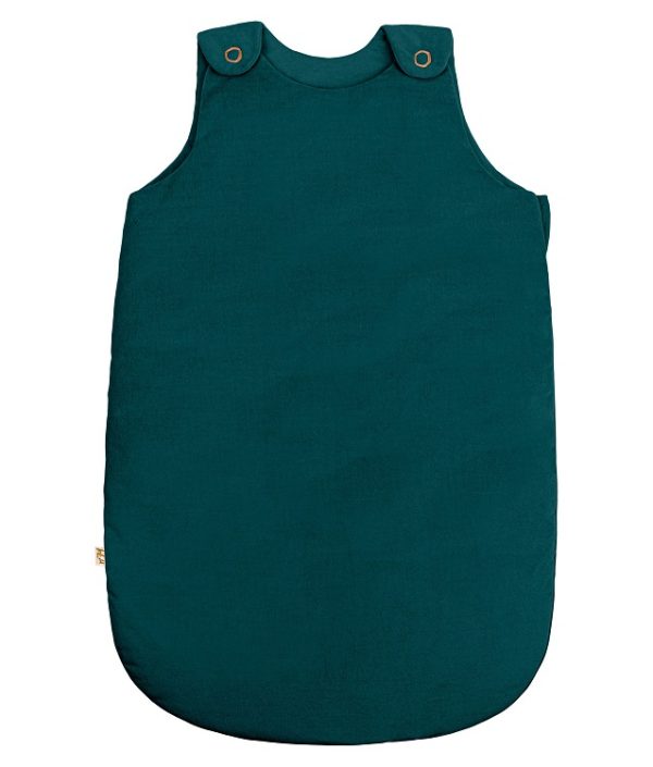 Numero 74, sovepose fløyel Cocoon Winter, Teal Blue