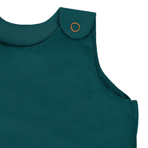 Numero 74, sovepose fløyel Cocoon Winter, Teal Blue