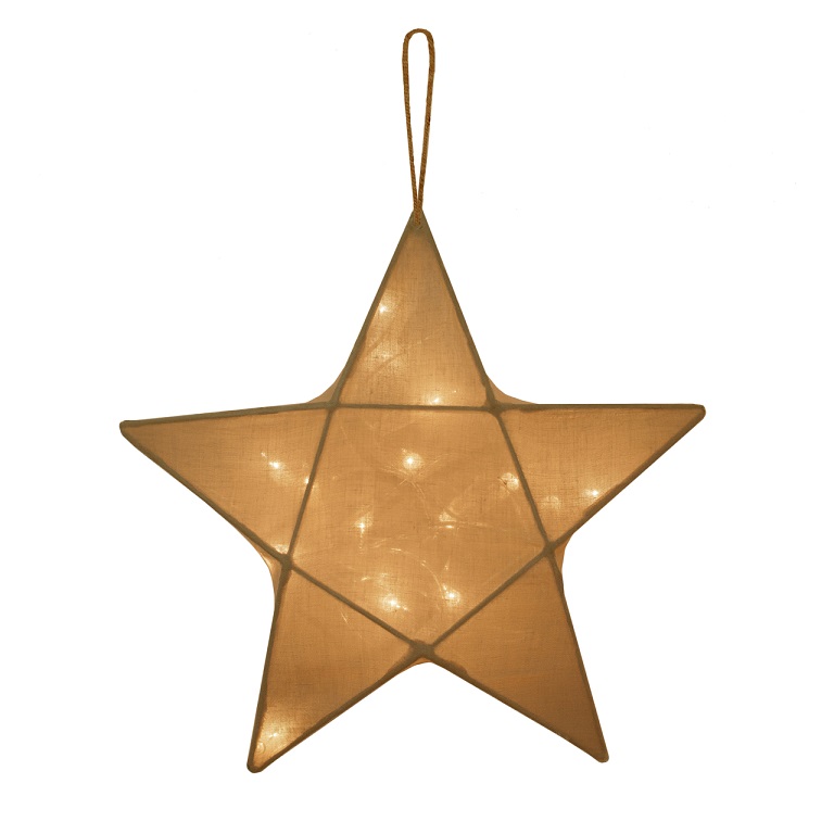 Numero 74, nattlampe stjerne med lysslynge, Gold