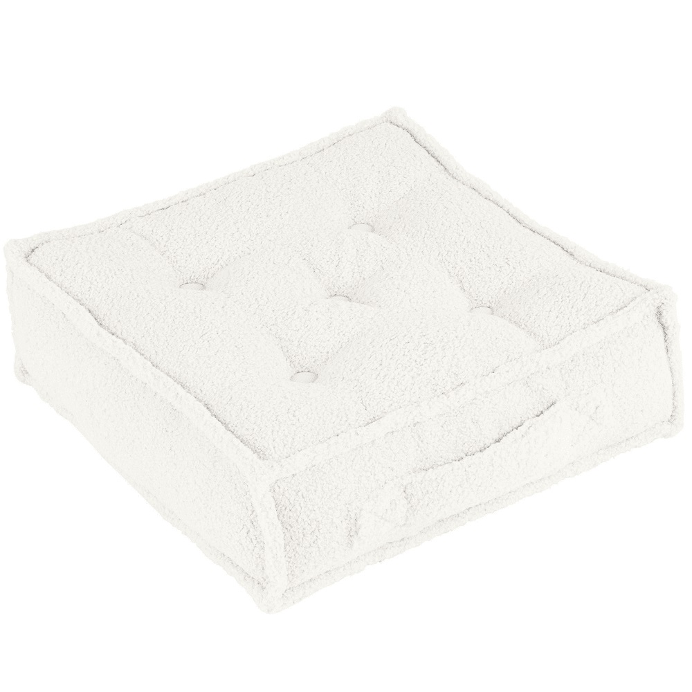 Cotton&Sweets, sitteposer boho boucle, hvit