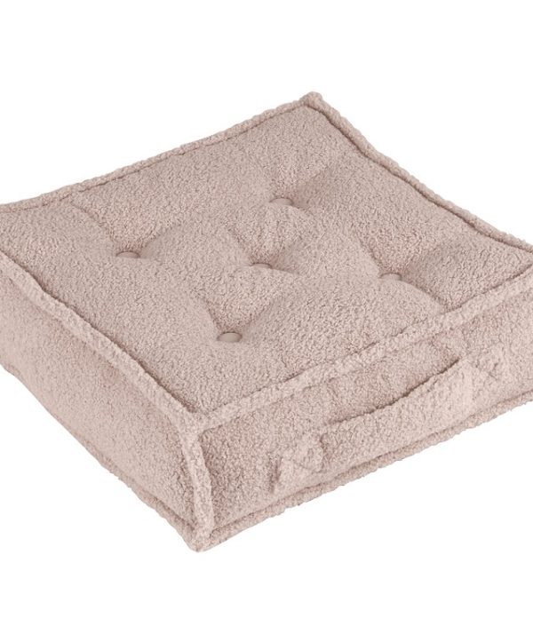 Cotton&Sweets, sitteputte boho boucle, Powder pink