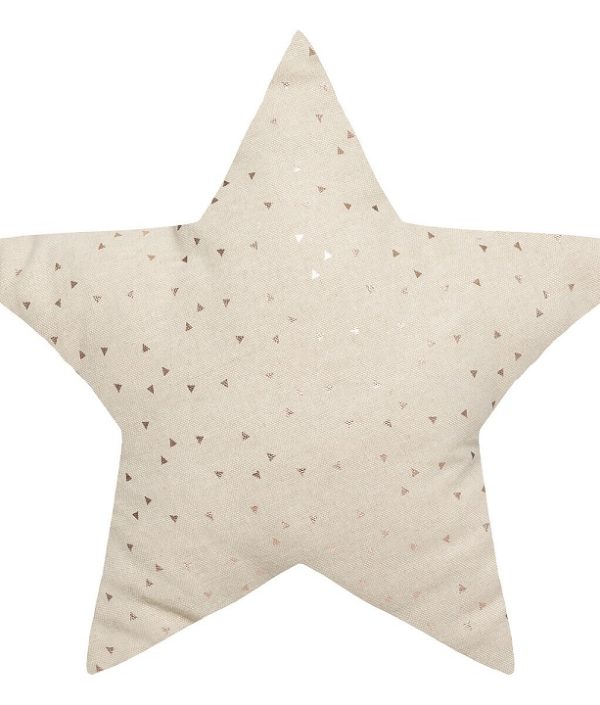 Beige pute, stjerne