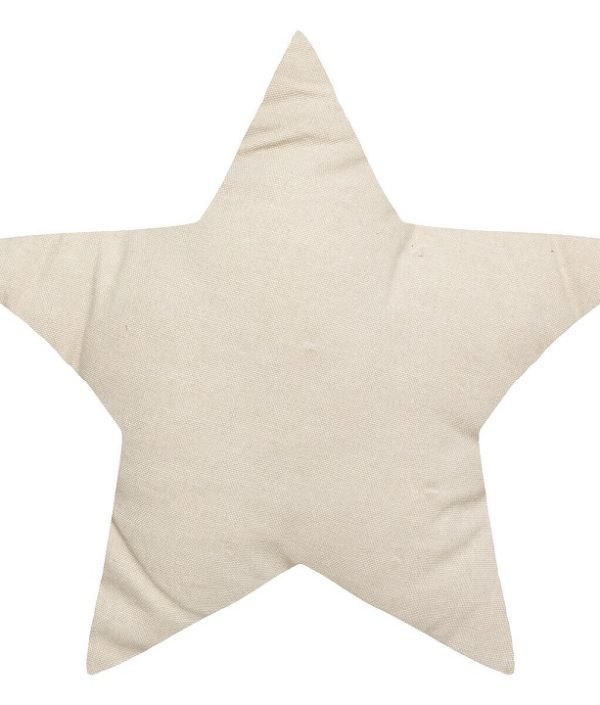 Beige pute, stjerne