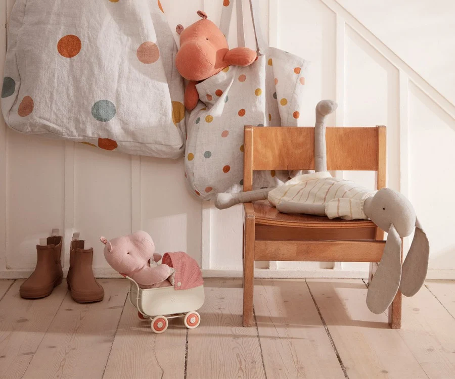 Maileg, barnevogn micro, coral - Bilde 3