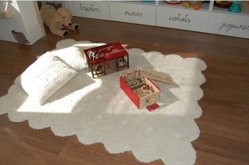 Lorena Canals teppe til barnerommet 120 x 160, Galleta beige - Bilde 6