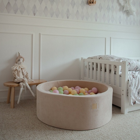 Meow, ecru ballbasseng med 250 baller, Spring - Bilde 3