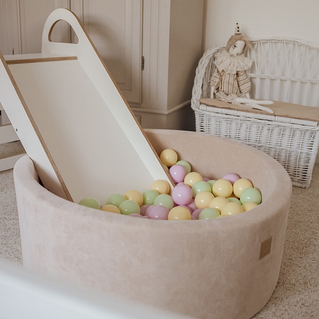 Meow, ecru ballbasseng med 250 baller, Spring - Bilde 7