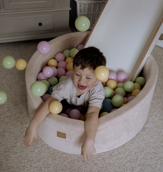 Meow, ecru ballbasseng med 250 baller, Spring - Bilde 5