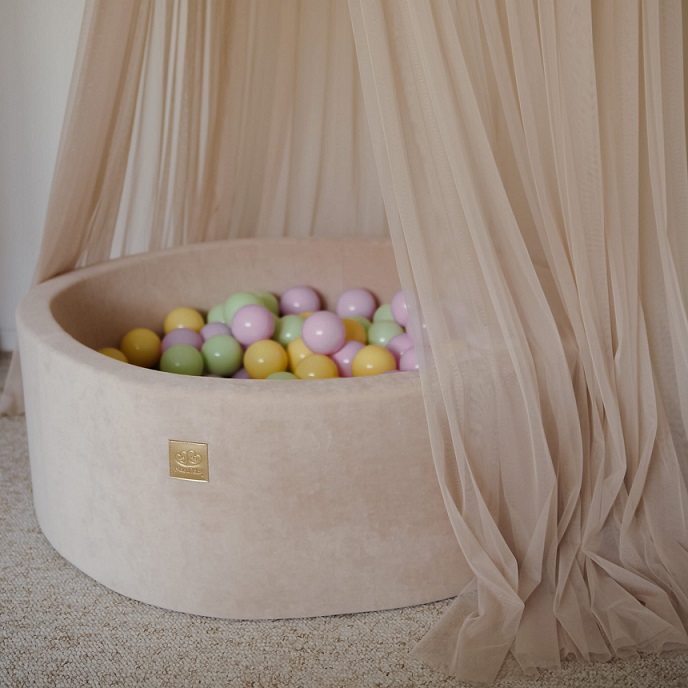 Meow, ecru ballbasseng med 250 baller, Spring - Bilde 6