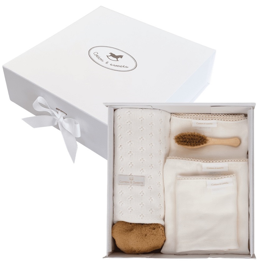 Cotton & Sweets, Gavesett Newborn V, Vanilje