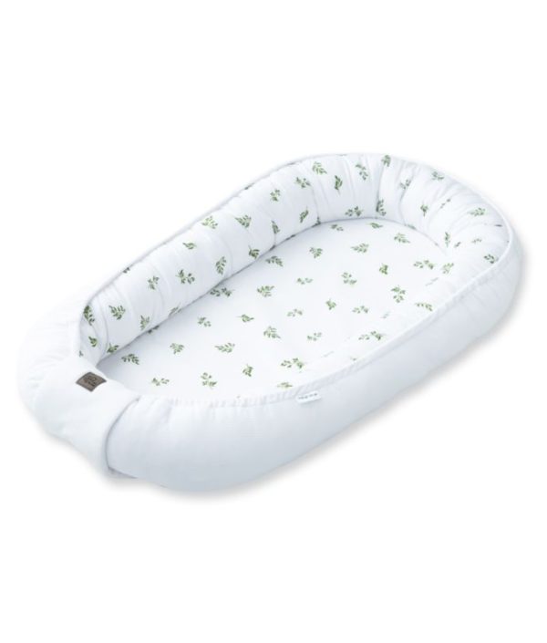 Babylove, grønne blader, babynest