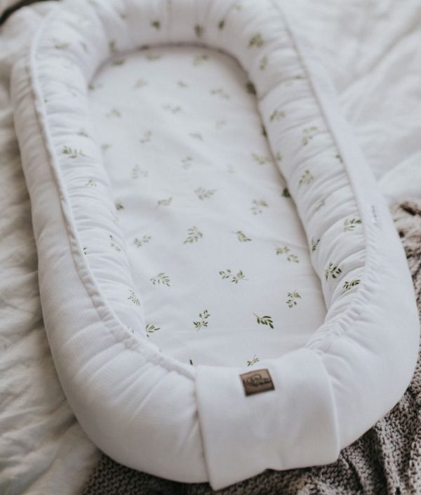 Babylove, grønne blader, babynest